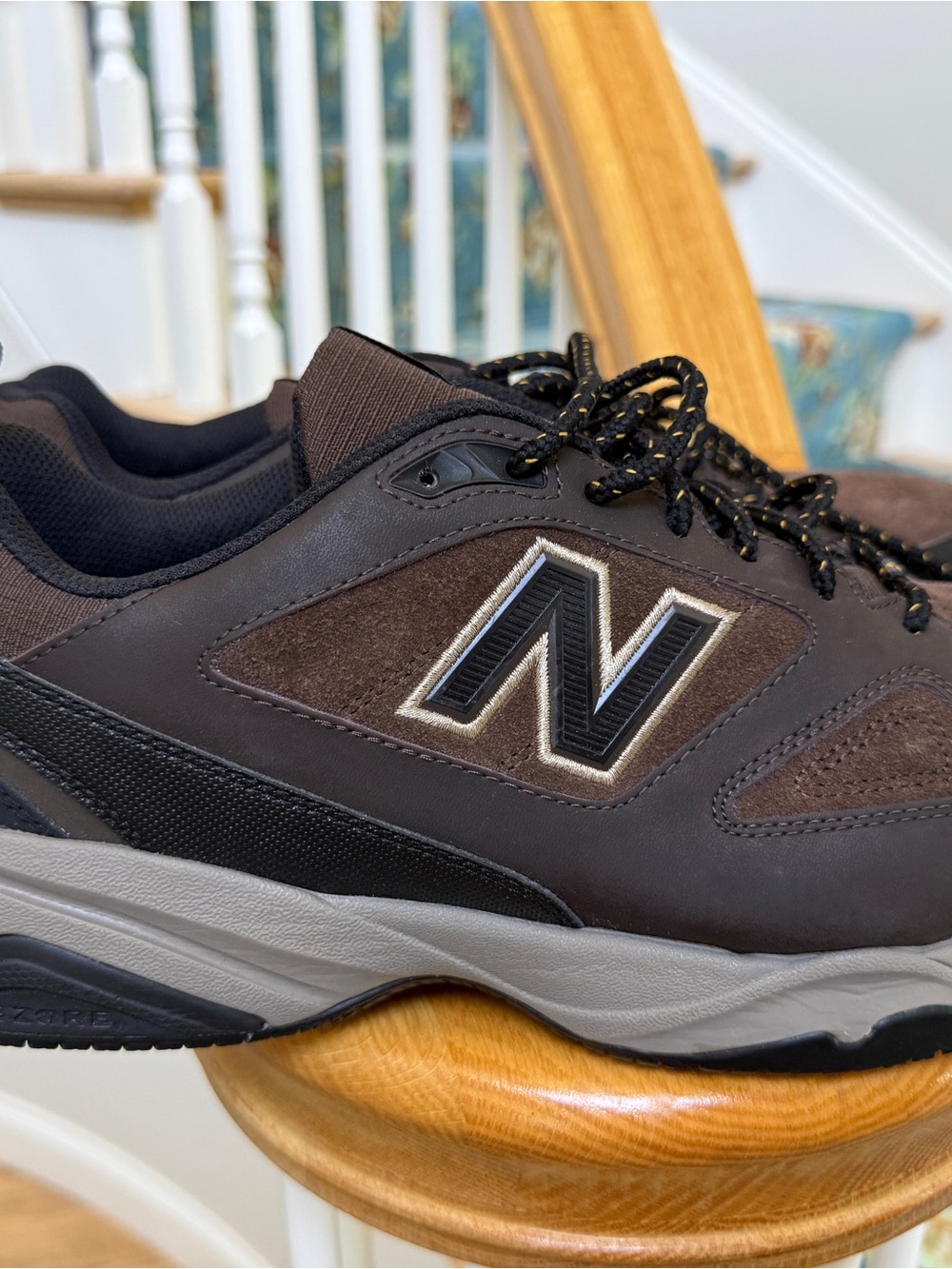 New Balance 627 Steel Toe Work Shoes Men's Size 12 4E Extra Wide MID627O2 Brown